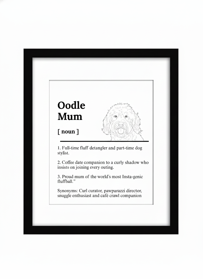 Dog Mum Framed Prints