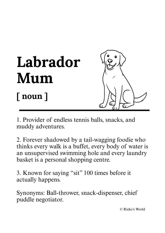 Dog Mum Definition™ Print - Breed Edition