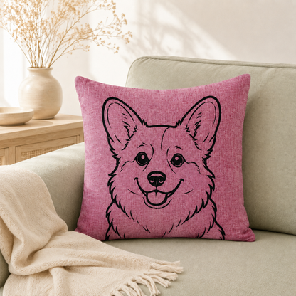 Corgi Cushion Cover | Dog Lover Home Décor