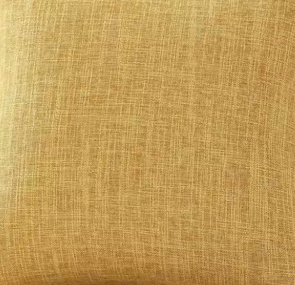 Gold mustard yellow  linen-look polyester cushion cover colour swatch — Rieko's World Australia