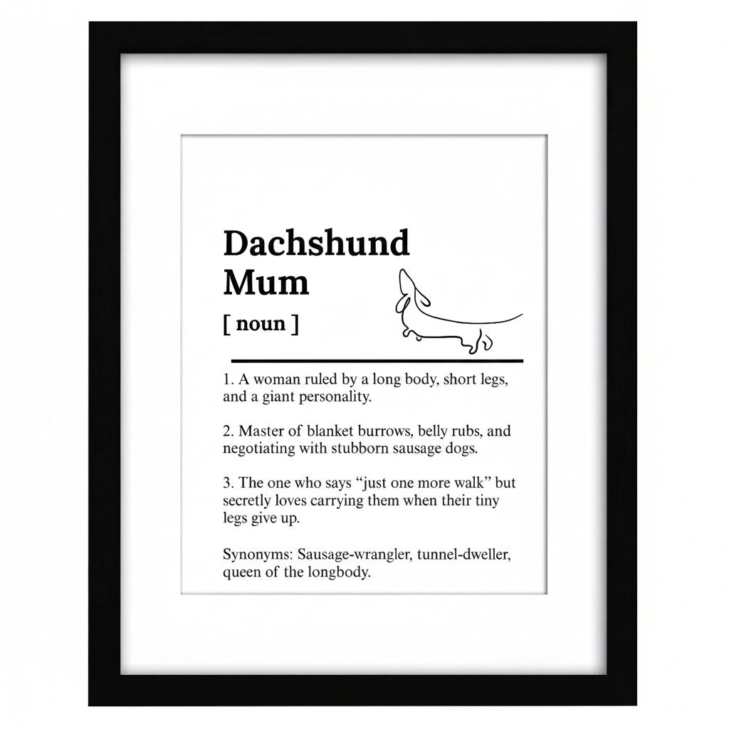 Dog Mum Framed Prints