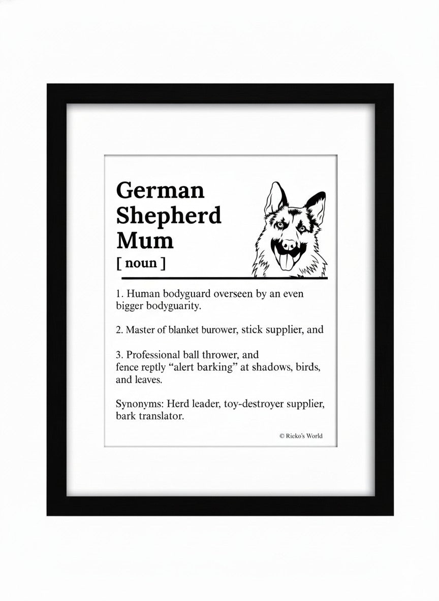 Dog Mum Framed Prints