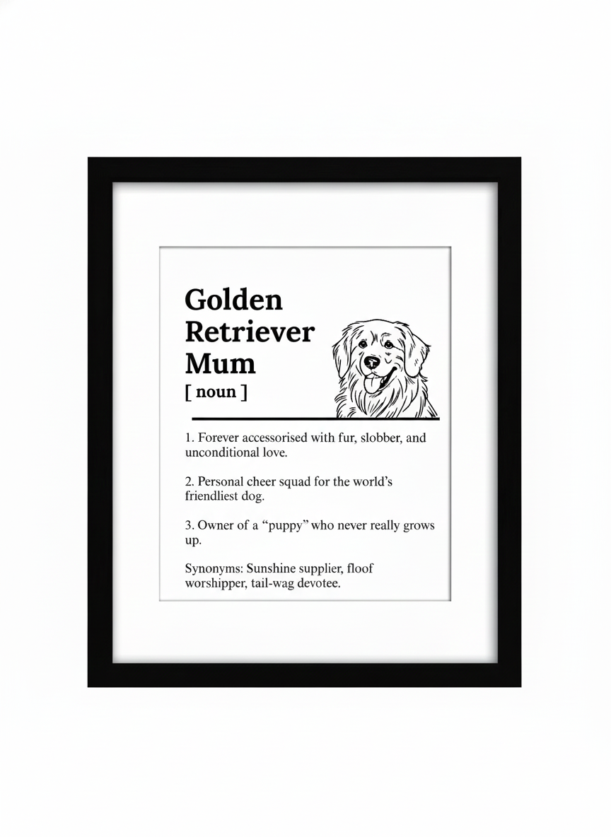 Dog Mum Framed Prints