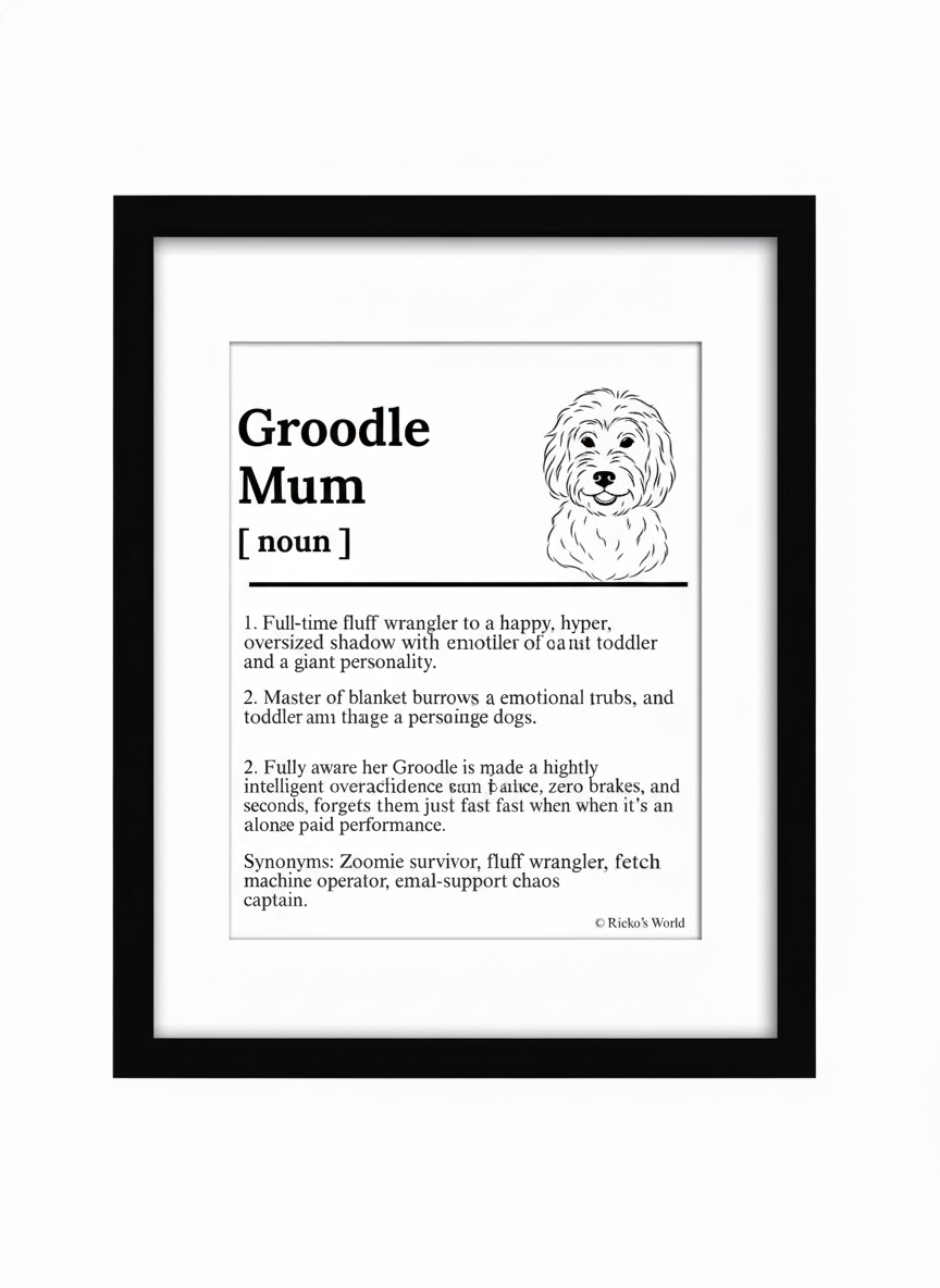 Dog Mum Framed Prints