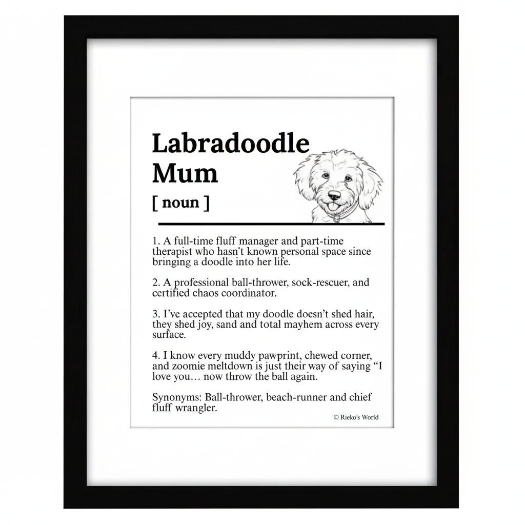 Dog Mum Framed Prints