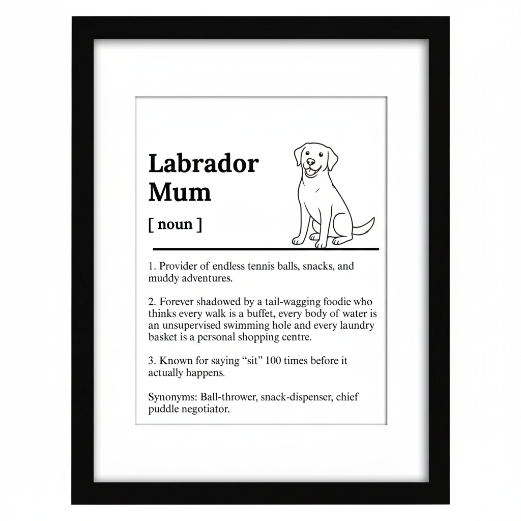 Dog Mum Framed Prints