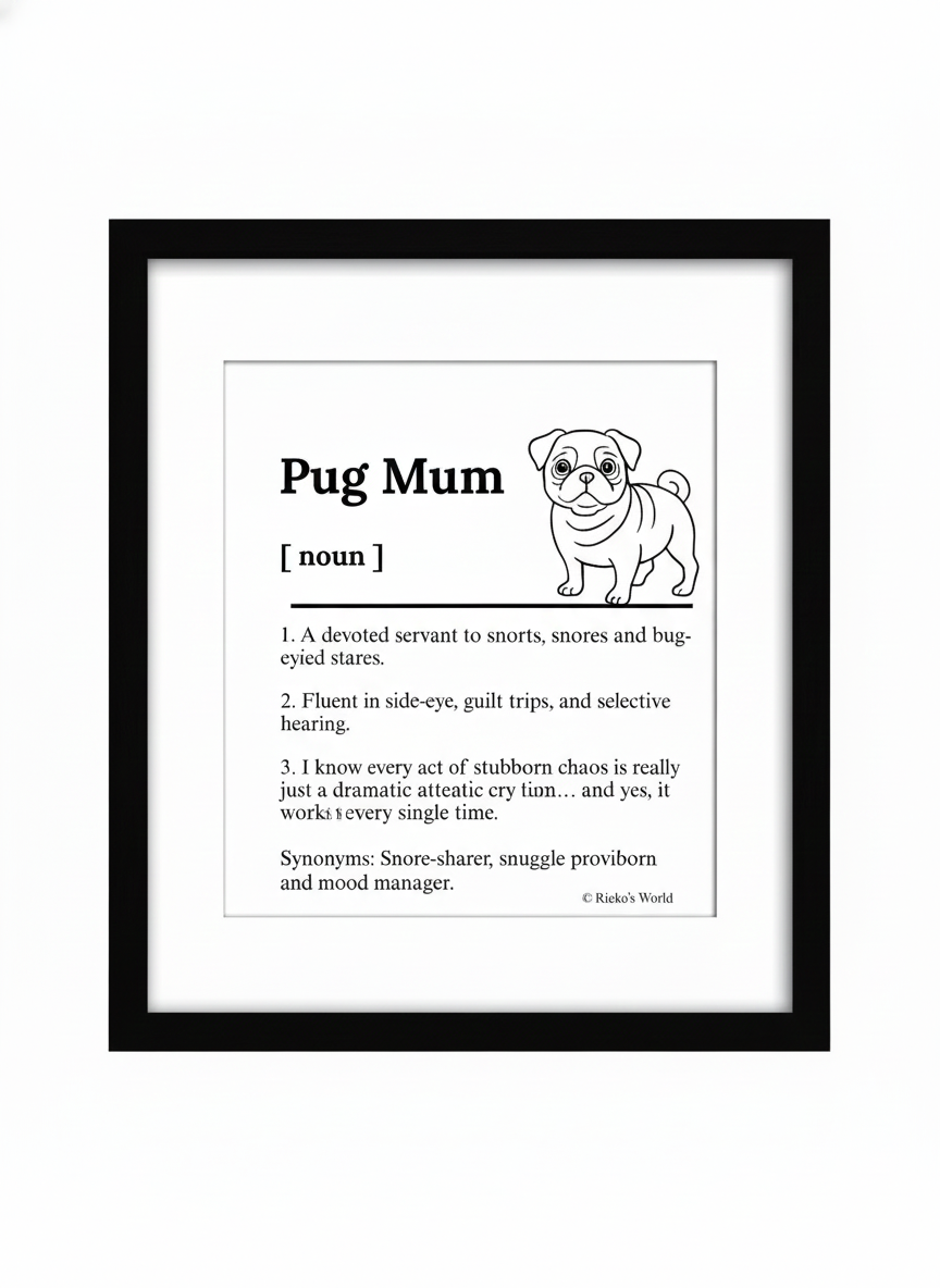 Dog Mum Framed Prints