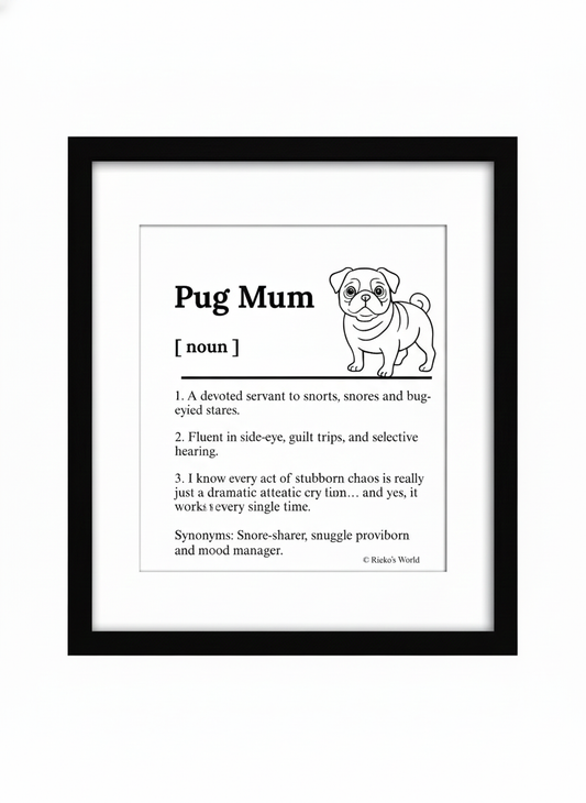Dog Mum Definition™ Framed Prints - Breed Edition