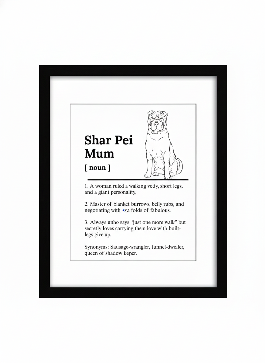 Dog Mum Framed Prints