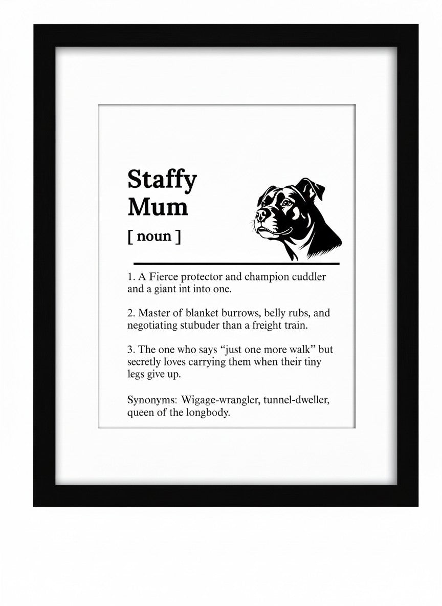 Dog Mum Framed Prints