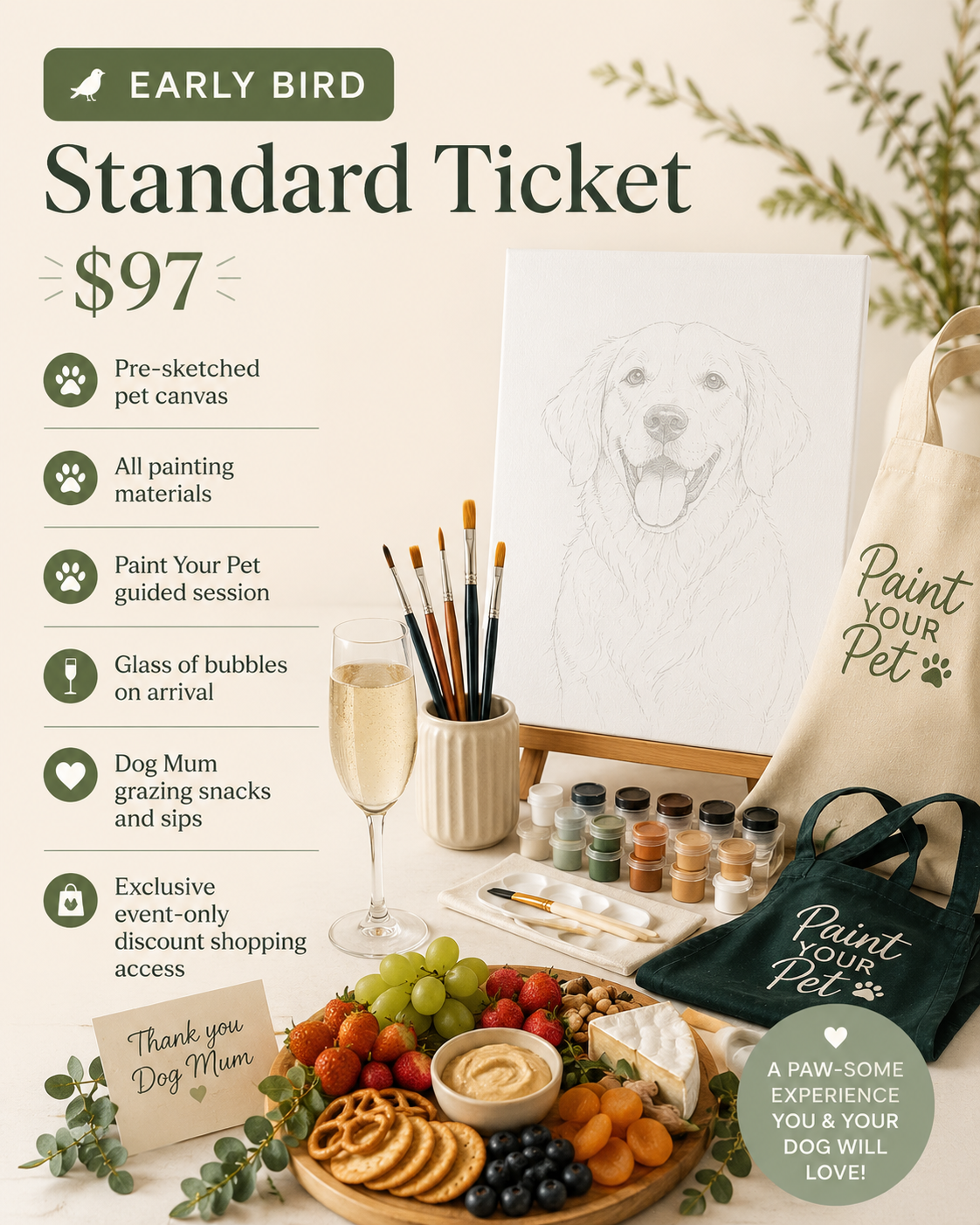 20th June - Paint Your Pet - Dog Mum Edition
